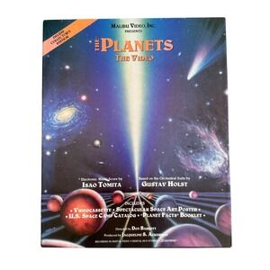 Malibu Video The Planets The Video VHS Deluxe Collectors Edition Isao Tomita